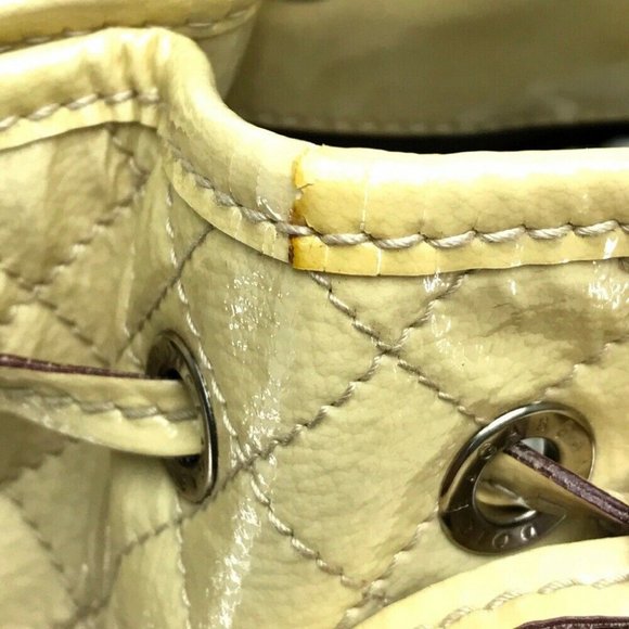 AUTH DOLCE&GABBANA Quilted Drawstring bag with tassel Shoulder Shoulder Bag - Picture 7 of 9